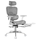 Hoxton Room Platon Mesh Office Chair with Footrest