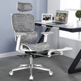 Hoxton Room Platon Mesh Office Chair with Footrest