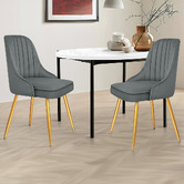Hoxton Room Davis Velvet Dining Chairs