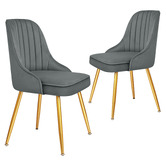 Hoxton Room Davis Velvet Dining Chairs