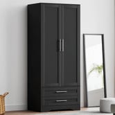 Hoxton Room Amelia 2 Drawer 2 Door Wardrobe