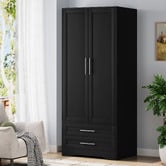 Hoxton Room Amelia 2 Drawer 2 Door Wardrobe