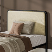 Hoxton Room Beige Stephan Upholstered Bed Frame