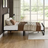 Hoxton Room Beige Stephan Upholstered Bed Frame