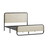 Hoxton Room Beige Stephan Upholstered Bed Frame