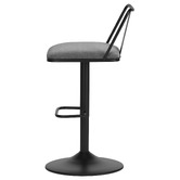 Hoxton Room Grey Darby Adjustable Swivel Bar Stools