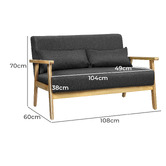 Hoxton Room Cami 2 Seater Upholstered Sofa