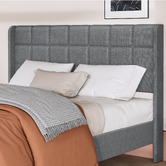 Hoxton Room Grey Hobbs Upholstered Bed Frame