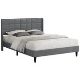 Hoxton Room Grey Hobbs Upholstered Bed Frame