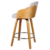 Hoxton Room 66cm Carson Upholstered Swivel Bar Stools