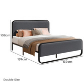 Hoxton Room Stephan Upholstered Bed Frame