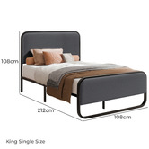 Hoxton Room Stephan Upholstered Bed Frame