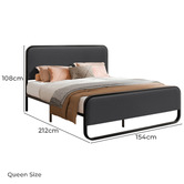 Hoxton Room Stephan Upholstered Bed Frame