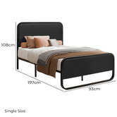 Hoxton Room Stephan Upholstered Bed Frame