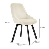 Hoxton Room Flynn Swivel Dining Chairs