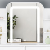 Hoxton Room 2 Piece Eloise LED Dressing Table &amp; Stool Set