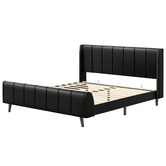 Hoxton Room Ross Faux Leather Platform Bed