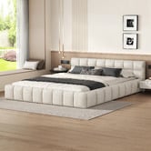 Hoxton Room Beige Ellie May Platform Bed