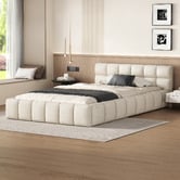 Hoxton Room Beige Ellie May Platform Bed