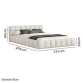 Hoxton Room Beige Ellie May Platform Bed