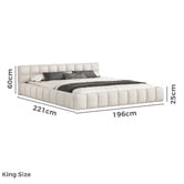 Hoxton Room Beige Ellie May Platform Bed