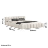 Hoxton Room Beige Ellie May Platform Bed