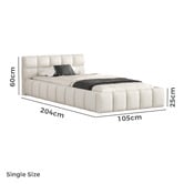 Hoxton Room Beige Ellie May Platform Bed