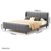 Hoxton Room Ross Upholstered Platform Bed