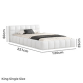 Hoxton Room Ellie May Boucle Platform Bed