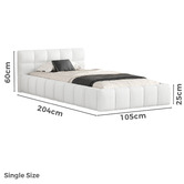 Hoxton Room Ellie May Boucle Platform Bed