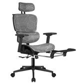 Hoxton Room Diana Mesh Office Chair with Footrest