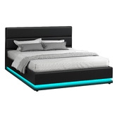 Hoxton Room 3 Piece Alpine Gas Lift Storage Bedroom Set with LED