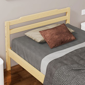 Hoxton Room Lyna Pine Wood Bed &amp; Tight Top Mattress