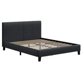 Hoxton Room Kyle Upholstered Bed and Euro Top Mattress