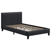 Hoxton Room Kyle Upholstered Bed and Euro Top Mattress