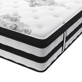 Hoxton Room Kyle Upholstered Bed and Euro Top Mattress