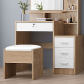 Hoxton Room 2 Piece Celeste Dressing Table &amp; Stool Set