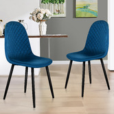 Hoxton Room Mylah Velvet Dining Chairs