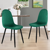 Hoxton Room Mylah Velvet Dining Chairs