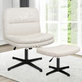 Hoxton Room Tegan Office Chair &amp; Ottoman Set