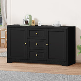 Hoxton Room Drewleaf Hamptons-Style 2 Door 3 Drawer Sideboard Buffet