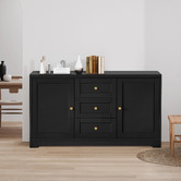 Hoxton Room Drewleaf Hamptons-Style 2 Door 3 Drawer Sideboard Buffet