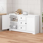 Hoxton Room Drewleaf 2 Door 3 Drawer Sideboard Buffet