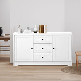 Hoxton Room Drewleaf Hamptons-Style 2 Door 3 Drawer Sideboard Buffet