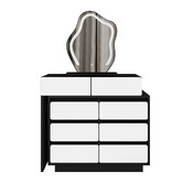 Hoxton Room 2 Piece Phoebe LED Dressing Table &amp; Stool Set