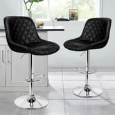 Hoxton Room Nunnally Faux Leather Adjustable Bar Stools