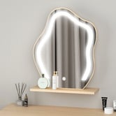Hoxton Room 2 Piece Phoebe LED Dressing Table &amp; Stool Set
