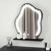 Hoxton Room 2 Piece Phoebe LED Dressing Table &amp; Stool Set