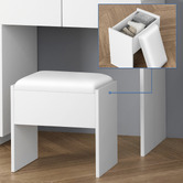 Hoxton Room 2 Piece Phoebe LED Dressing Table &amp; Stool Set