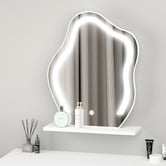 Hoxton Room 2 Piece Phoebe LED Dressing Table &amp; Stool Set